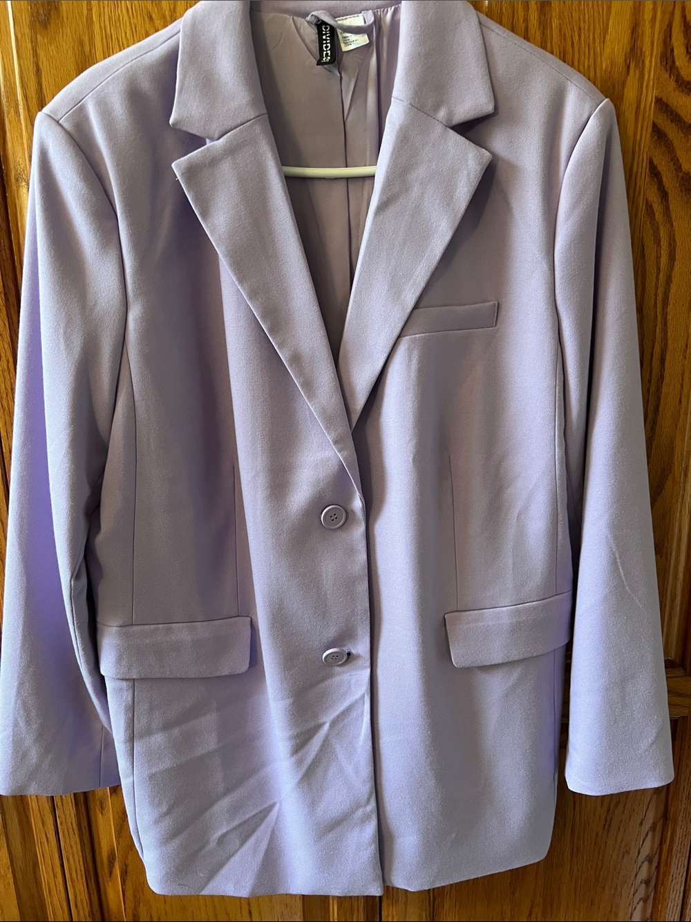 H&M Lilac Single-Breasted Blazer